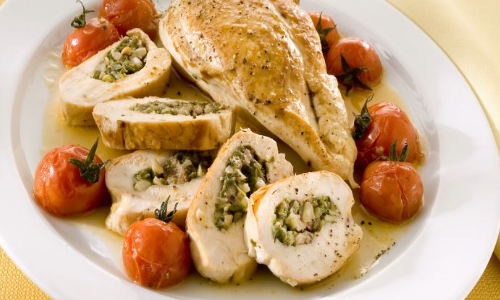 petto di pollo farcito, ricette light, dieta weight wellness, weight watchers milano monza